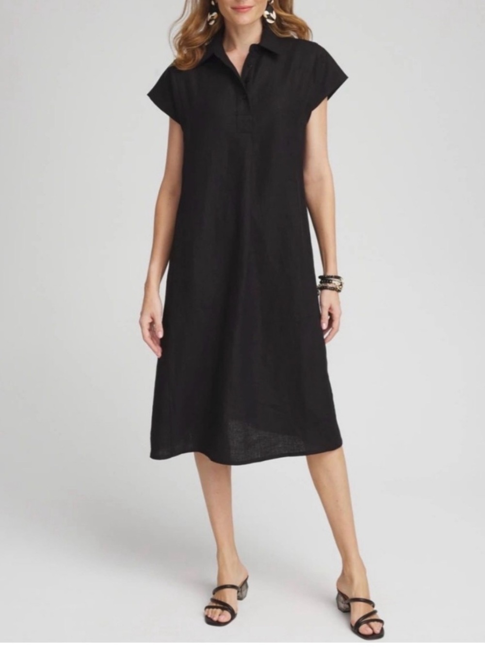 Chicos 100% Linen Popover
Sheath Dress